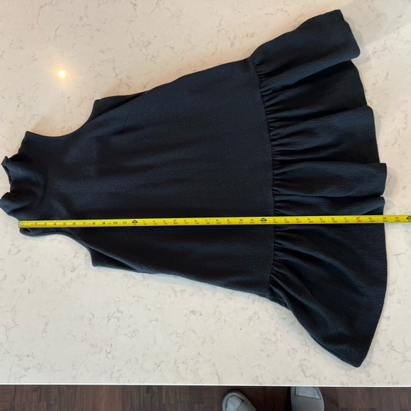 Anthropologie Maeve Black Sleeveless Dress with Ruffle Bottom Size Small - Picture 12 of 16